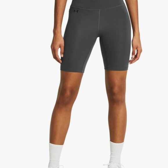 NWT UNDER ARMOUR WOMEN'S UA MOTION BIKE SHORTS - Size X SMALL/ GRAY - Picture 11 of 14